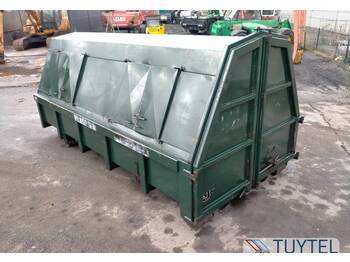 Сменный кузов для мусоровоза AJK all-in huisje gesloten afval container 15-20 kuub: фото 1