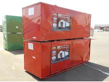 Жилой контейнер Unused 2021 40' x 60' x 21' PVC Peak Storage Dome Storage Shelter: фото 1