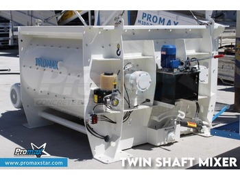 Новый Бетонный завод 2m3 / 3m3 / 5m3  Twin Shaft Mixer: фото 2