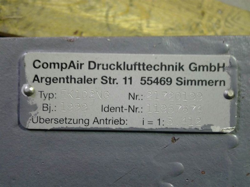 Воздушный компрессор Compair EK 102 NG - Compressor/Kompressor: фото 8
