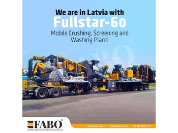 Новый Мобильная дробилка FABO FULLSTAR-60 Crushing, Washing & Screening  Plant: фото 1