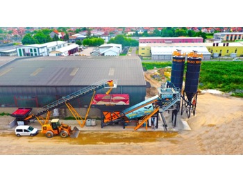 Новый Бетонный завод FABO TURBOMIX-100 Mobile Concrete Batching Plant from Stock: фото 1