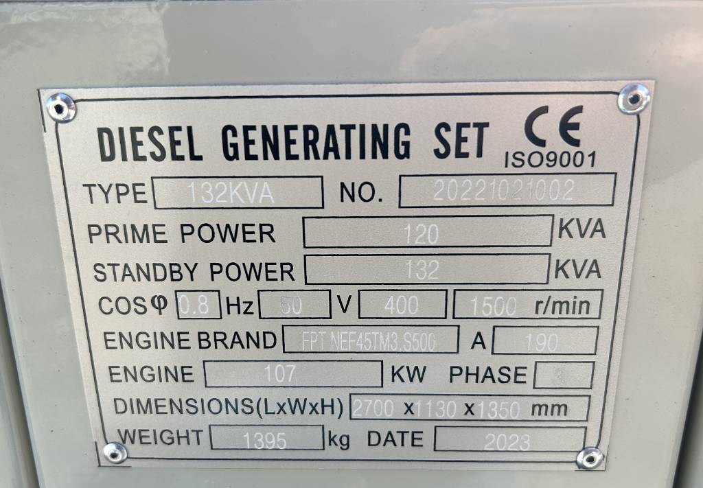 Электрогенератор Iveco NEF45TM3 - 132 kVA Generator - DPX-20505: фото 4