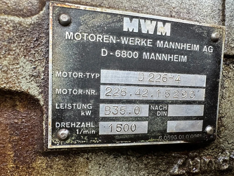 Электрогенератор MWM D 226-4 AvK 35 kVA Marine generatorset: фото 4