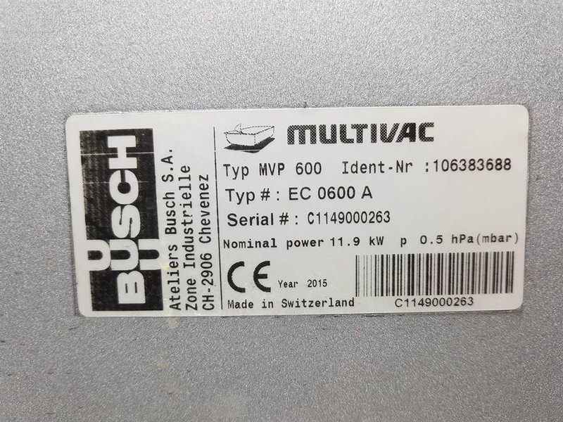 Воздушный компрессор Multivac MVP600-EC0600A/106383688-Vacuum pump/Vaku: фото 6