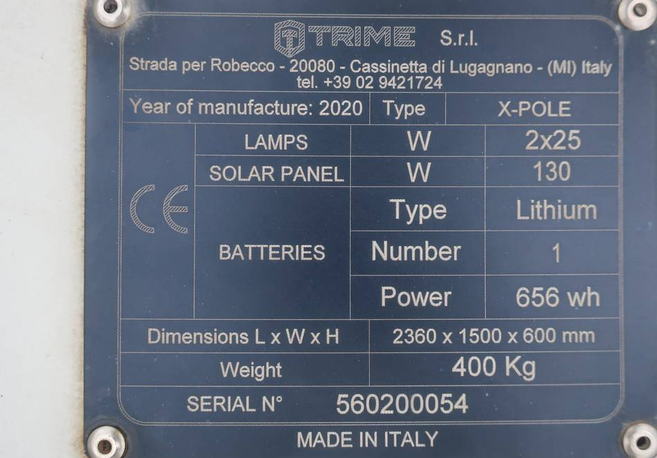 Осветительная мачта Trime X-Polar Solar Panel 50W Led Tower Light: фото 10