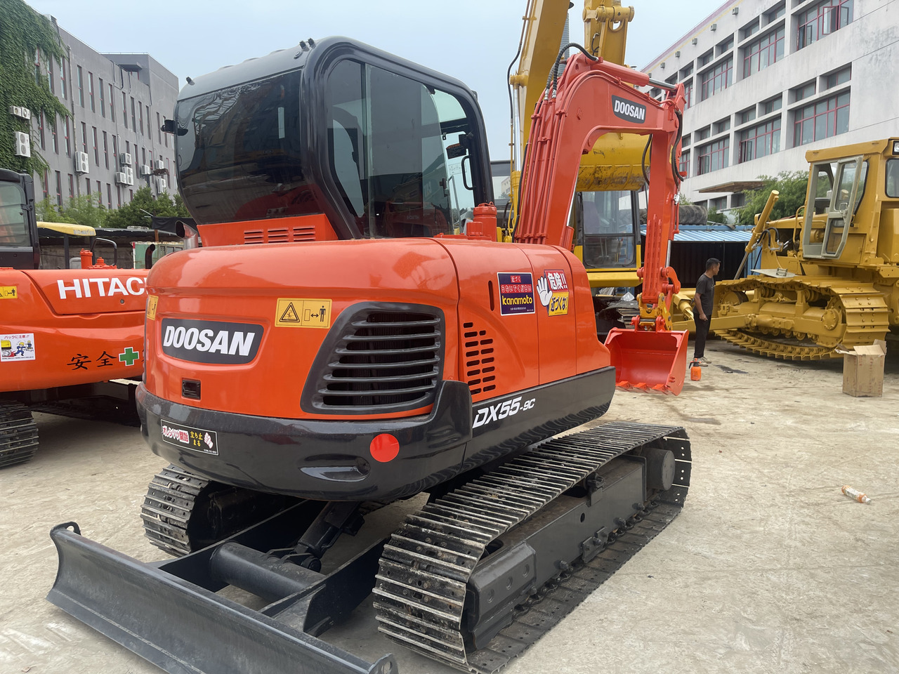 Гусеничный экскаватор Used excavator Doosan DX55-9C on sale: фото 8