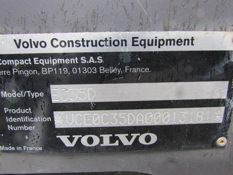 Мини-экскаватор Volvo EC 35 D: фото 9