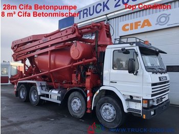 Scania 113G360 28m CiFa Pumpe 8m³ Mischer Top Condition - Автобетононасос