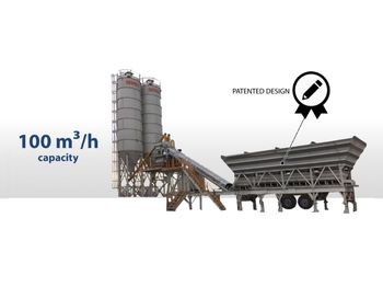 SEMIX Mobile 100S4 Concrete Mixing Plant - Бетонный завод