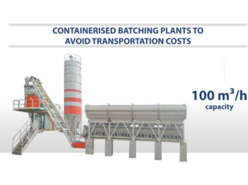 SEMIX SEMIX Compact Concrete Batching Plant 100 m³/h Containerised - Бетонный завод