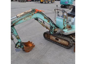  Kobelco SK007-2 Rubber Tracks, Blade, Offset, Piped c/w Bucket, Expanding Undercarriage - PT03645 - Мини-экскаватор