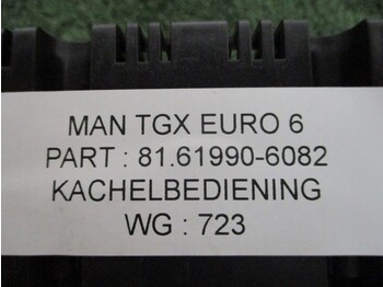 Приборная панель для Грузовиков MAN 81.61990-6082 KACHELBEDIENING MAN TGX TGS EURO 6: фото 2