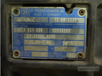 Коробка передач для Грузовиков MAN Gearbox & Clutch Parts Versnellingsbak 12AS2330TD: фото 3