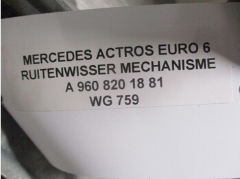 Щетка стеклоочистителя для Грузовиков Mercedes-Benz ACTROS A 960 820 18 81 RUITENWISSER MECHANISME EURO 6: фото 2