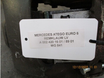 Тормозной суппорт для Грузовиков Mercedes-Benz ATEGO A 002 420 89 01// 16 01 REMKLAUW EURO 6 VOOR EN ACHTER: фото 4