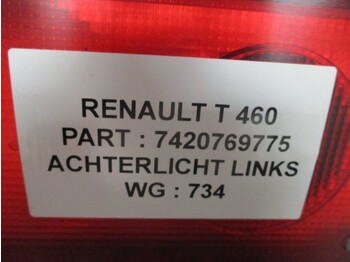 Задний фонарь для Грузовиков Renault T-SERIE 7420769776 / 7420769775 ACHTERLICHTEN EURO 6: фото 4