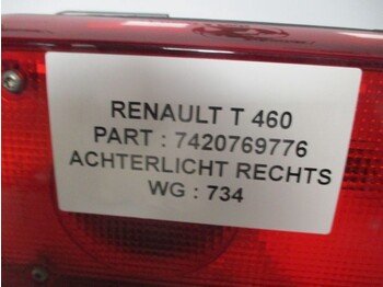 Задний фонарь для Грузовиков Renault T-SERIE 7420769776 / 7420769775 ACHTERLICHTEN EURO 6: фото 2