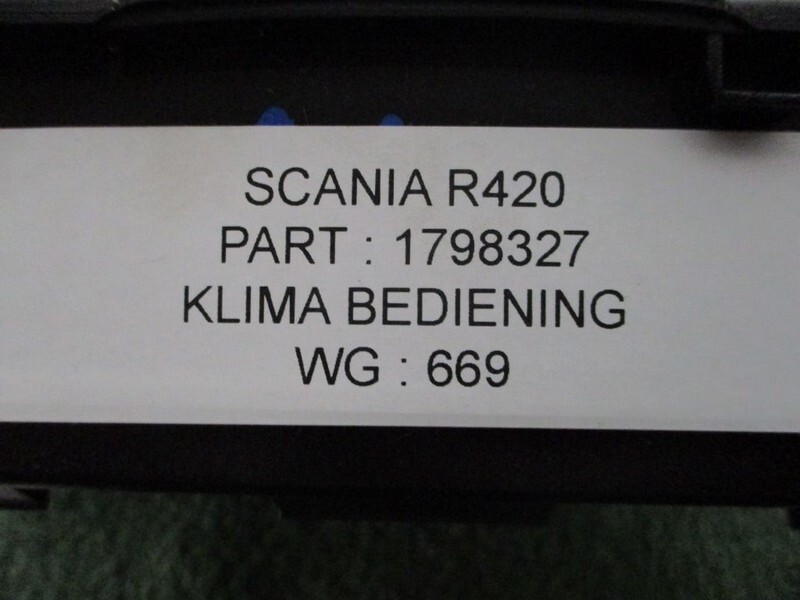 Приборная панель для Грузовиков Scania R420 1798327 KLIMA BEDIENING EURO 5: фото 2