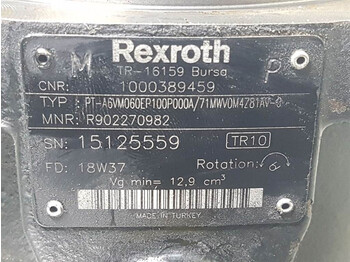 Новый Гидравлика для Строительной техники WACKER NEUSON 1000389459-Rexroth A6VM060EP100-Drive motor: фото 5