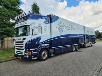 Грузовик с закрытым кузовом Scania R730 Flower combination: фото 1