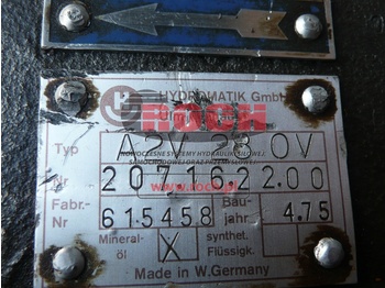 Гидравлический насос HYDROMATIK A2V28 0V 207.16.22.00: фото 2 Гидравлический насос HYDROMATIK A2V28 0V 207.16.22.00: фото 2