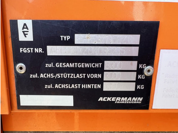 Тентованный полуприцеп Ackermann PS-F 5.3/13.5 EZG SPS PS-F 5.3/13.5 EZG SPS, Edscha-Verdeck, Lenkachse: фото 5