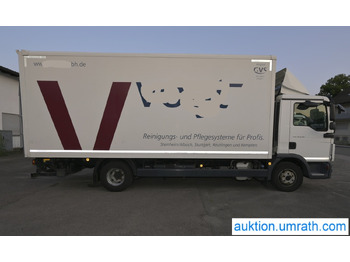Грузовик с закрытым кузовом MAN (V182) TGL 12.250 4x2 L/BL Koffer Ladebordwand Klimaautomatik NAVI Luftfederung Automatikgetriebe EURO 6: фото 4