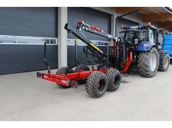Новый Лесной прицеп Farmi Rückewagen 9,0to-6,30m Kran-NEU: фото 4