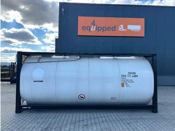 Новый Резервуар для хранения CIMC NEW / UNUSED,  for  FOOD STUFF or CHEMICAL, 20FT ISO,  25.030L, L4BN, UN Portable, T11, test: 1-2027: фото 2