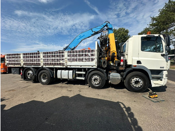 Грузовик бортовой/ Платформа, Автоманипулятор DAF CF 85.360 8x2 + CRANE (25m!) EFFER 305 6S + JIB 4S + ROTATOR - PLATORM 7m60 - LIFT + STEERING AXLE - EURO 5 - BE: фото 4