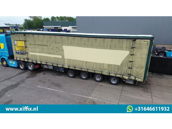Полуприцеп бортовой/ Платформа Meusburger 4-ass. Vlakke Mega oplegger met elektrische huifopbouw / 2x naloop ge: фото 2