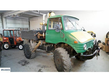Коммунальная/ Специальная техника Mercedes-Benz Unimog 406 with Crane and Flat: фото 1