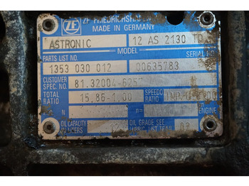 Коробка передач для Грузовиков ZF 12AS2130DD TGS 81.32004-6257: фото 5 Коробка передач для Грузовиков ZF 12AS2130DD TGS 81.32004-6257: фото 5