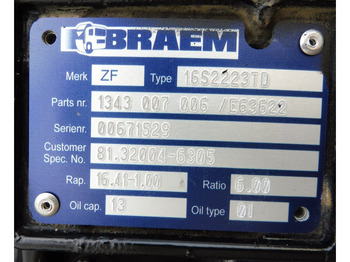 Коробка передач для Грузовиков ZF 16S2220TD CGS M12 +PRIT / CARBON: фото 5 Коробка передач для Грузовиков ZF 16S2220TD CGS M12 +PRIT / CARBON: фото 5