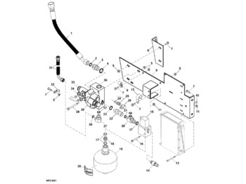 Электрическая система для Сельскохозяйственной техники AZ52234 John Deere 9880i STS - Cewka: фото 1