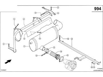 Выхлопная труба CLAAS