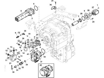 Гидравлический насос JOHN DEERE