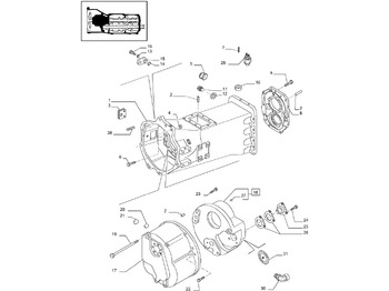 Коробка передач и запчасти NEW HOLLAND