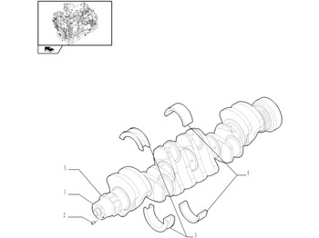 Подшипник двигателя NEW HOLLAND