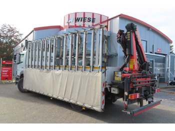 Mercedes-Benz Axor  1833 L - Glastransporter Kran Palfinger в лизинг Mercedes-Benz Axor  1833 L - Glastransporter Kran Palfinger: фото 3