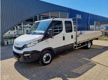 Малотоннажный бортовой грузовик, Грузопассажирский фургон Iveco Daily 35C18 3.0D DC 6 zits Open laadbak 4.10m EURO 6: фото 4