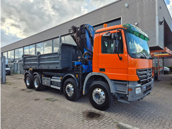 Крюковой мультилифт, Автоманипулятор Mercedes-Benz Actros 3241 8X4 Containersysteem/ 20T HMF crane/ Manual: фото 3