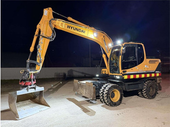 Колёсный экскаватор HYUNDAI