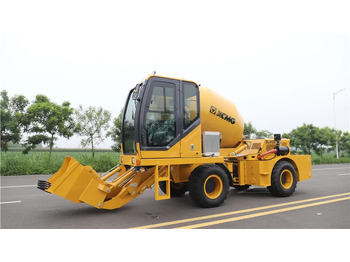 Новый Автобетоносмеситель XCMG official SLM3500S 3.5m3 small mobile self loading concrete mixer price list: фото 4