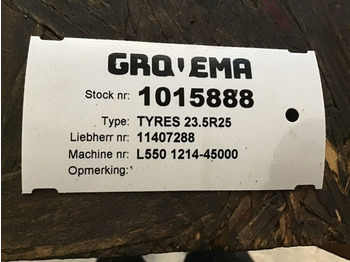 Шины и диски Liebherr Tires 23,5R25: фото 4 Шины и диски Liebherr Tires 23,5R25: фото 4