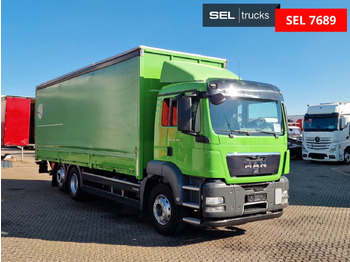 Тентованный грузовик MAN TGS 26.360 6X2-2 BL / Ladebordwand / Aluklappen: фото 3