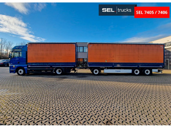 Тентованный грузовик MAN TGX 18.580
