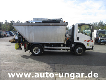 Мусоровоз Isuzu NPR 75 Müllwagen Provence Benne - Faun Lifter Presse Kipper Trittbrett Bj 12: фото 2