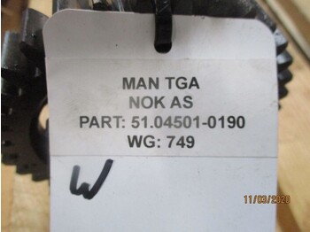 Распределительный вал для Грузовиков MAN TGA 51.04501-0190 NOKAS: фото 2